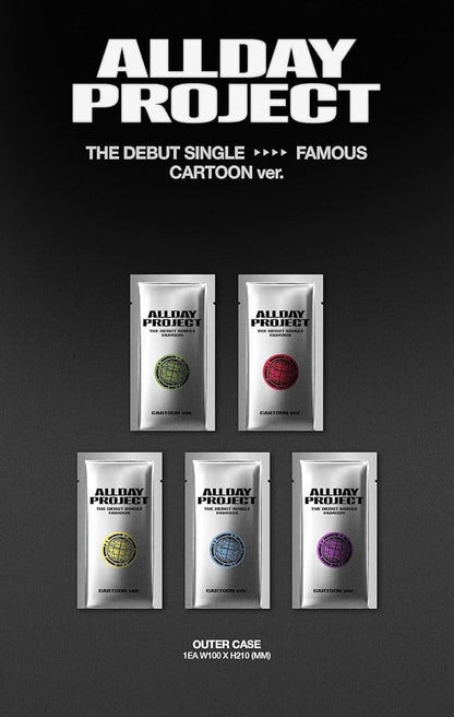 Allday Project Famous Debut Single Album Cartoon Random Version