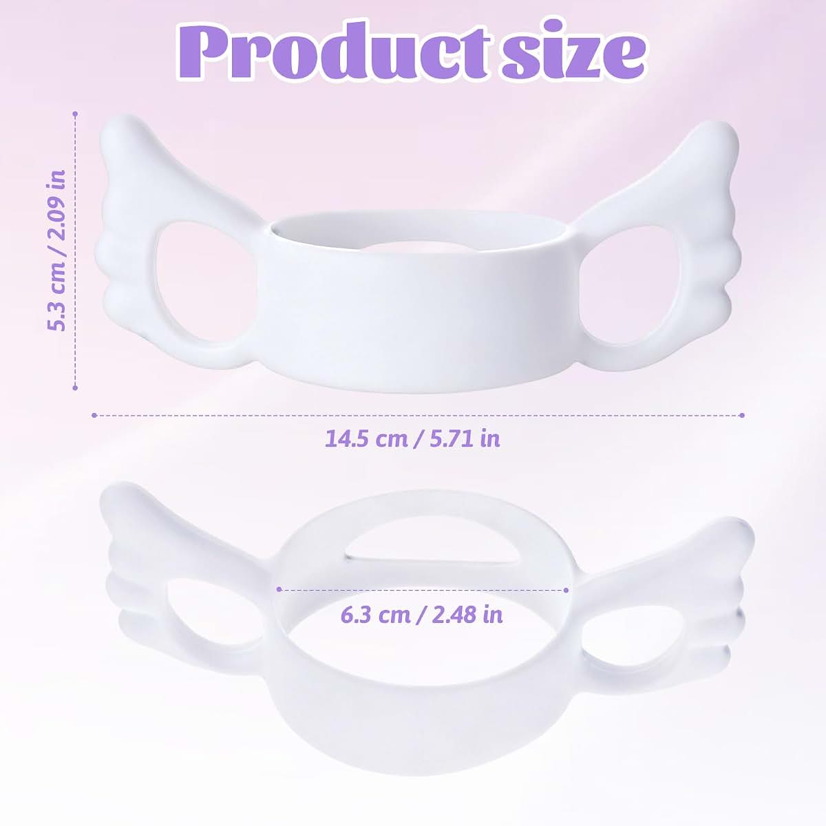 Mvelwodx 3 Pcs Silicone Bottle Handles For Nursh And Square Bottles (photo 2)