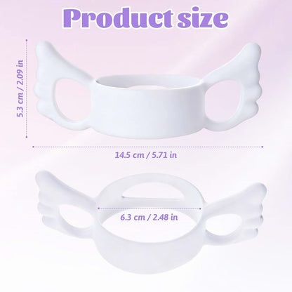 Mvelwodx 3 Pcs Silicone Bottle Handles For Nursh And Square Bottles (photo 2)