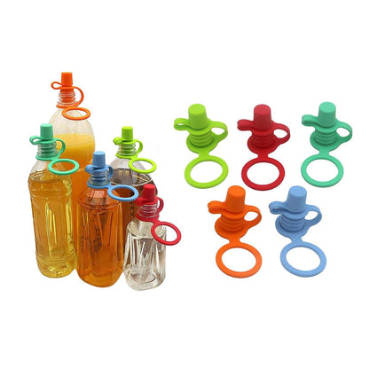 Colorful Silicone Water Bottle Spout Adapter for Kids No-Spill Tops