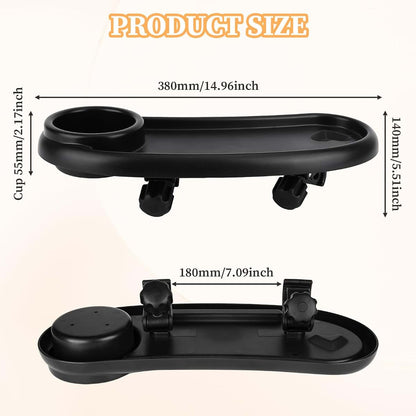 Jaarssho Universal Stroller Snack Tray Compatible with Mockingbird and Most Others Adjustable Universal Snack Tray for (photo 2)