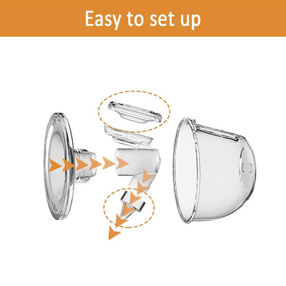 Silicone Duckbill Valves and Diaphragms Set for Wearable Breast Pumps
