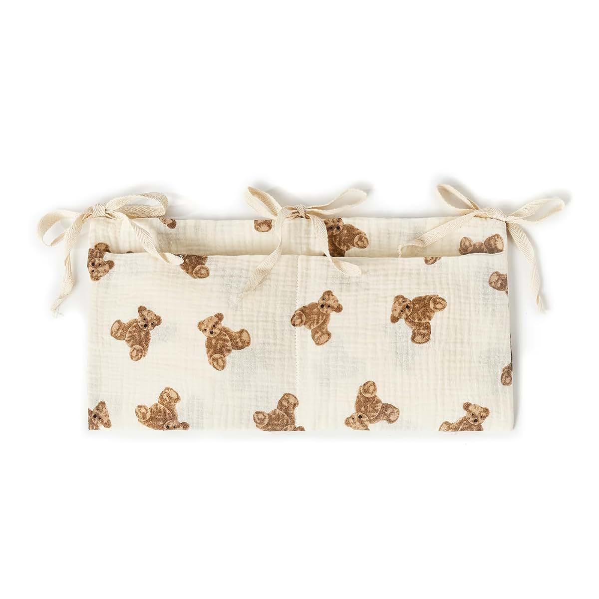 Psdndeww Baby Storage Bag Hangings Organize with 2 Pockets Access Solution Baby Item Organize Bag for Diapers &