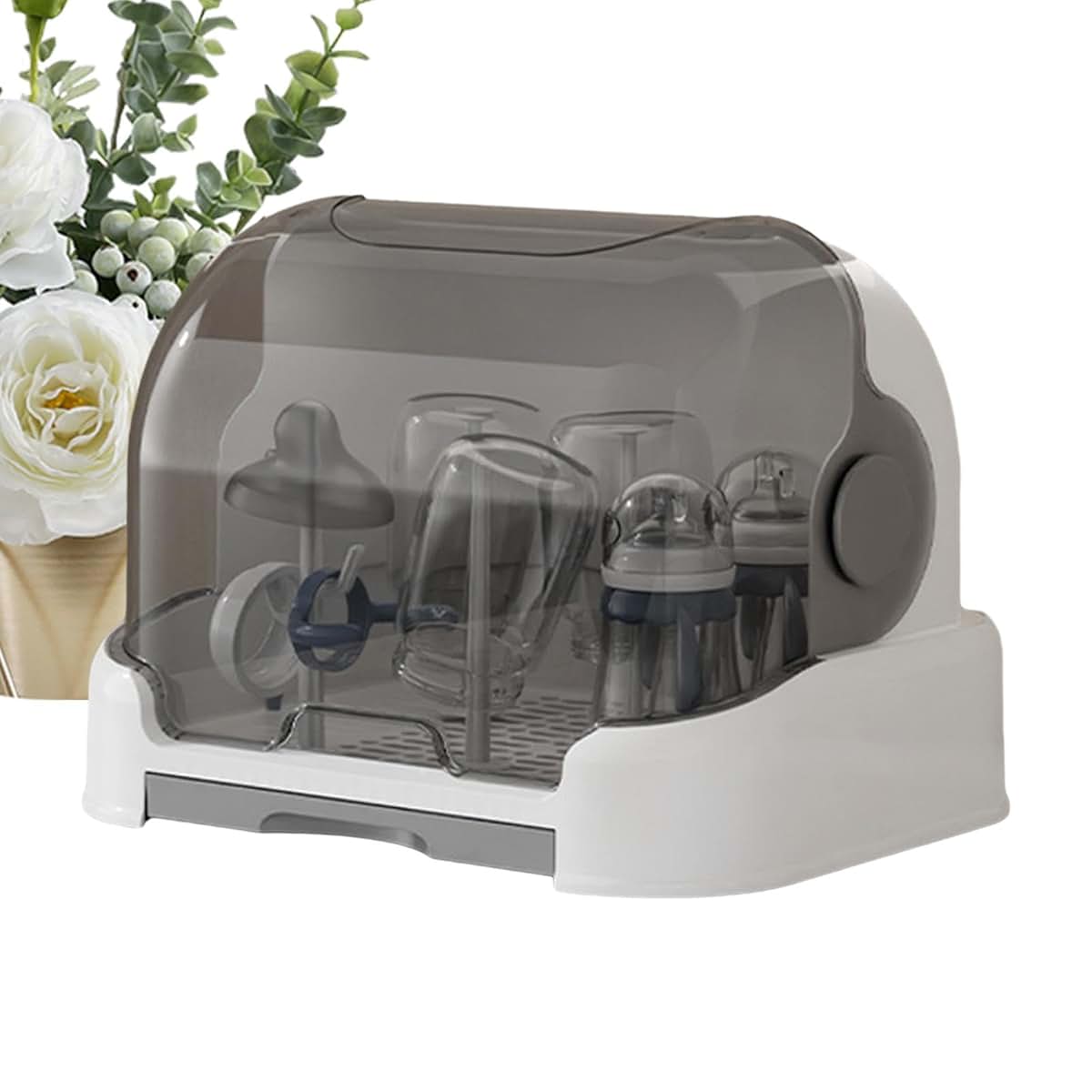 Rrlihjgu Baby Bottle Drying Rack With Lid And Storage Box (photo 2)