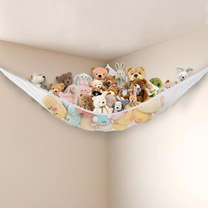 Powkoo Extra Large Toy Hammock Corner Hanging Storage Net