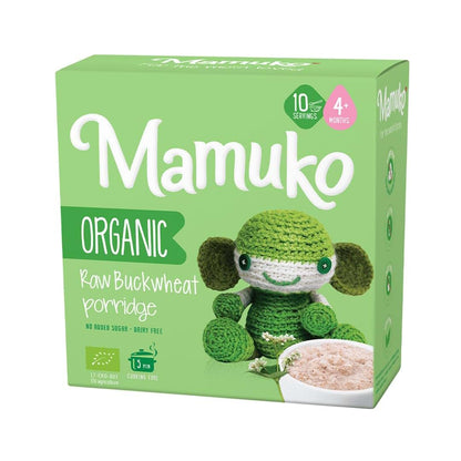 Mamuko Organic Raw Buckwheat Porridge For Infants 4+ Months