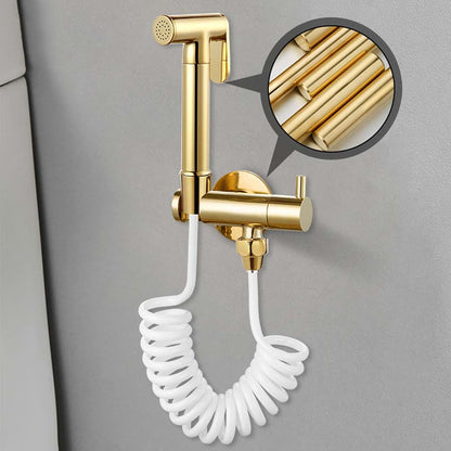 iumLeap Brass Handheld Bidet Sprayer with 2m Hose (photo 4)