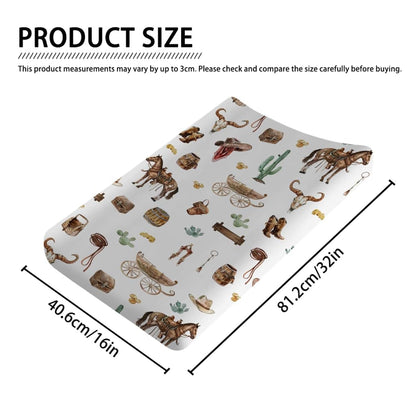 BabyOneStop Western Cowboy Changing Pad Covers