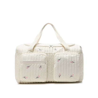MENGLANSI Cartoon Pattern Diaper Bag for Essential Quick Access Wet Secure Closure Design Spacious Handbag Cartoon Bear (photo 3)
