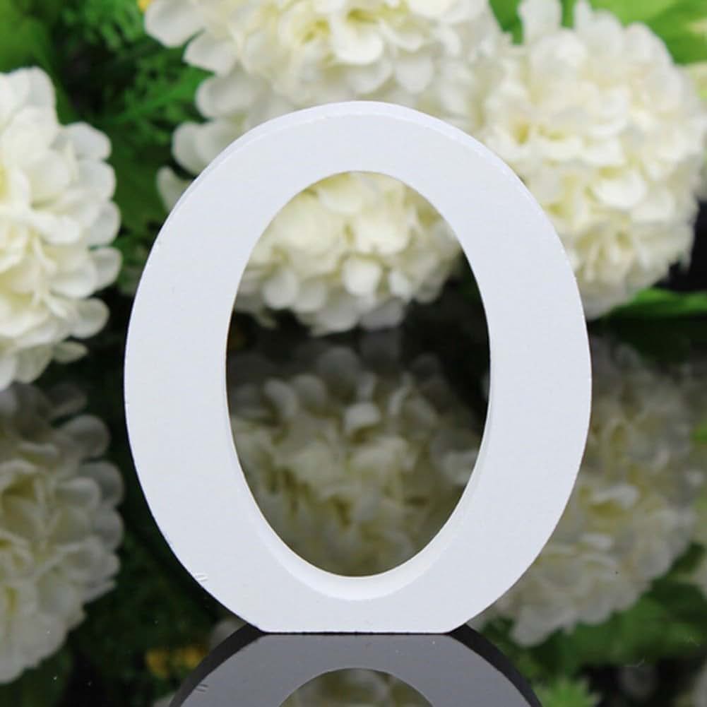 Totoo Decorative Wood Letter O, Alphabet Wall Decor