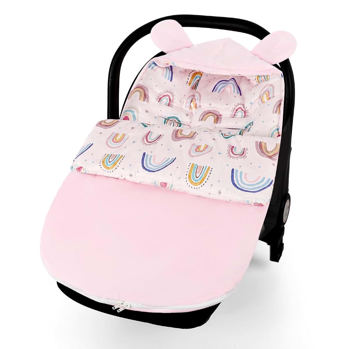 Caruili Baby Carseat Blanket And Stroller Bunting Bag In Pink
