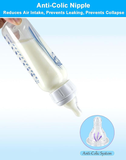 Honeykin Replacement Nipples Compatible with Dr. Brown's Narrow Baby Bottles, Soft Silicone Baby Bottle Nipples, Level (photo 4)