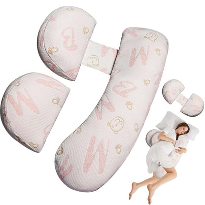 Oskeray Pregnancy Maternity Pillow With Detachable Adjustable Cover