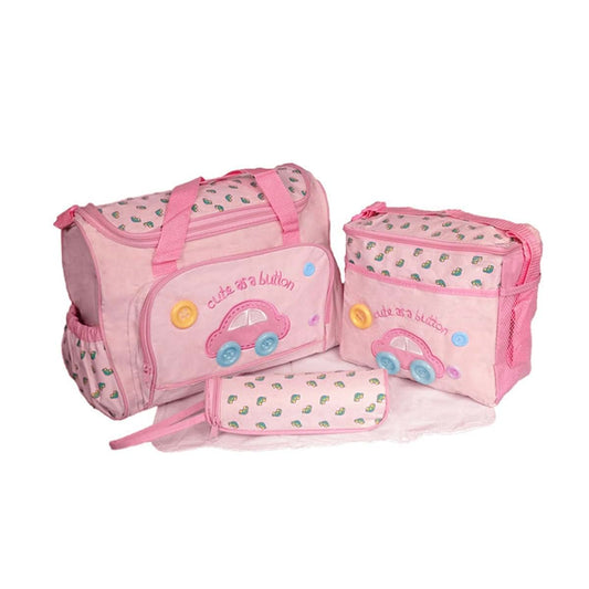 JAMIEKA 4Pcs Spacious Changing Bag Set, Storage Pockets, D