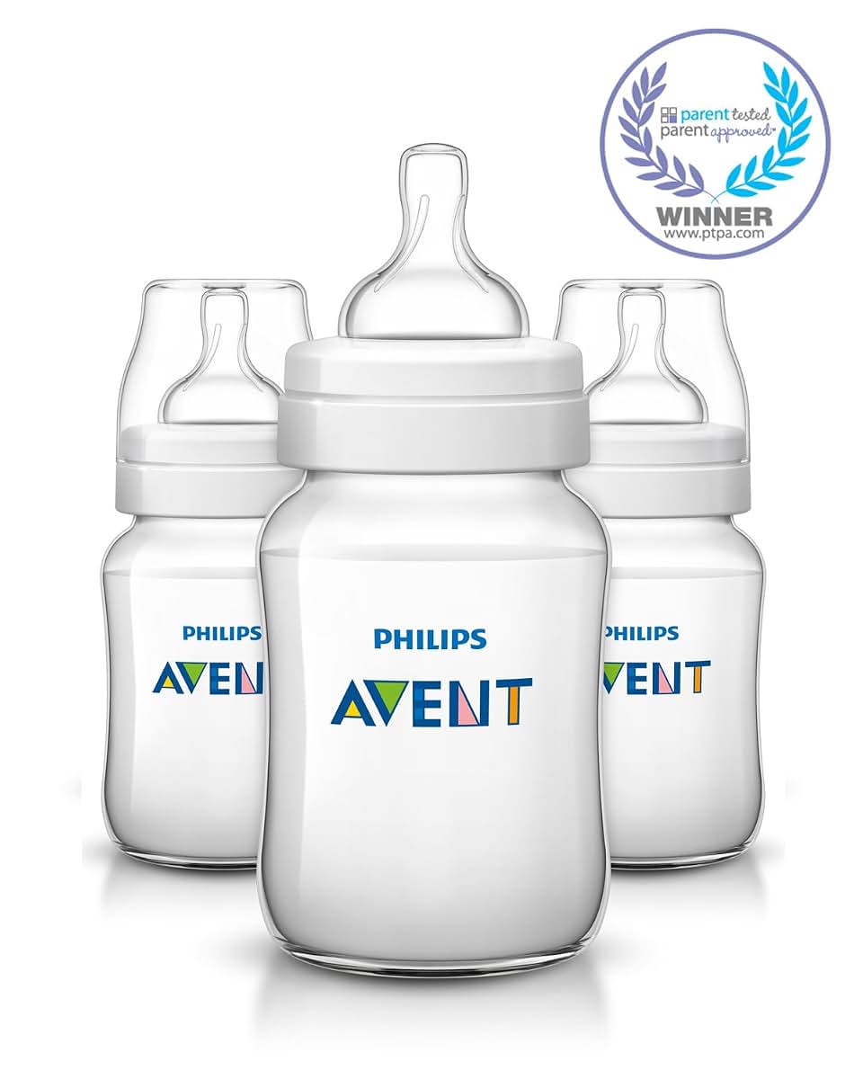 Philips Avent Anti-colic Baby Bottles Clear, 9oz 3 Piece (photo 2)