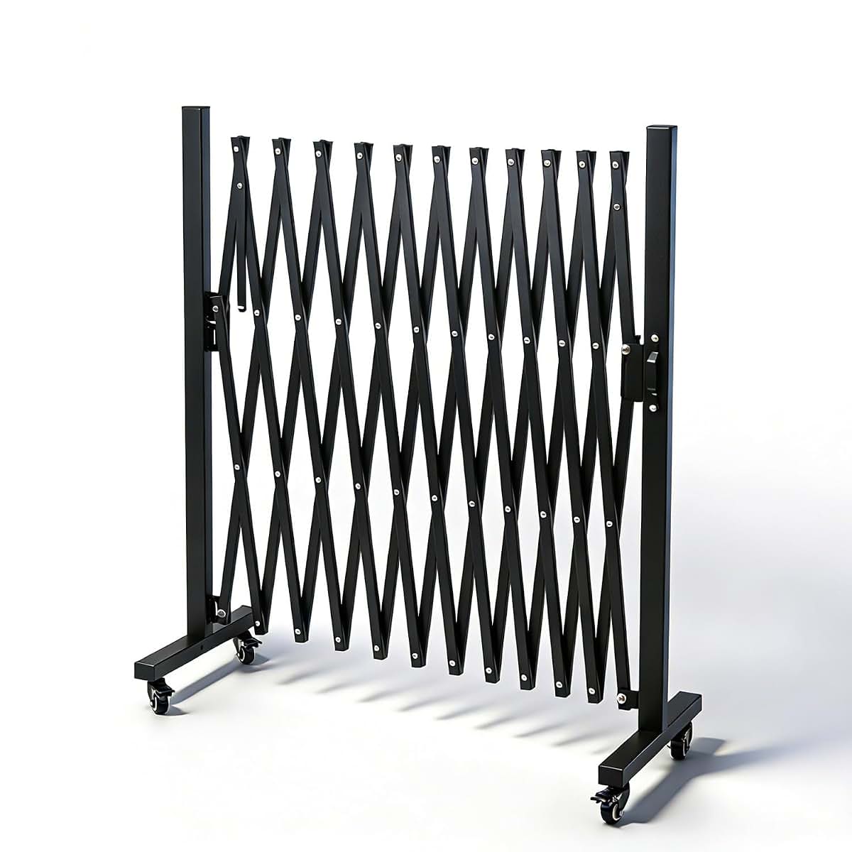 Ztthh Expandable Fence, 11.5ft Portable Folding Barricade Gate