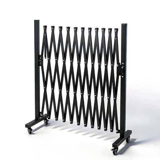 Ztthh Expandable Fence, 11.5ft Portable Folding Barricade Gate