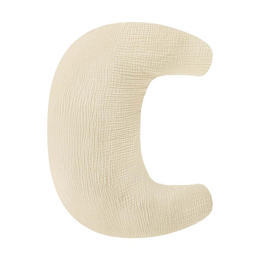 Swesen Muslin Nursing Pillow Cover, Apricot Crescent Slipcover