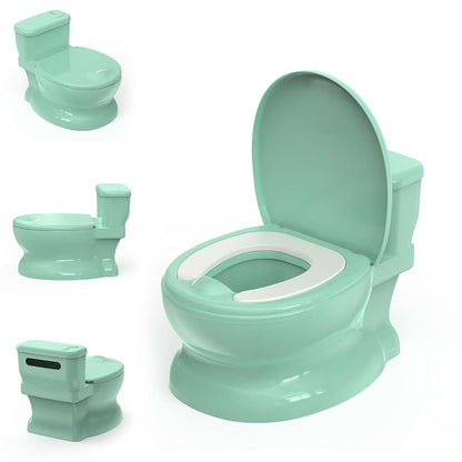 PipNest Toddler Potty Training Toilet with Flush Sound, Splash Guard and Removable Seat