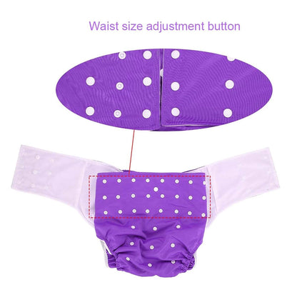 Zetiling Adult Cloth Diapers, Cloth Diaper Covers, Washable Adult Nappy Cover, Adjustable Reusable Breathable, Easy to