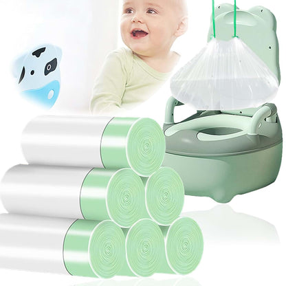Potty Seat Liners - 100 Count Disposable Training and Travel Bags
