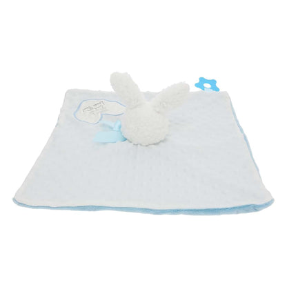 Pavilion Gift Company Somebunny Blue Lovey Lovey Blanket Bunny with Teether (photo 2)