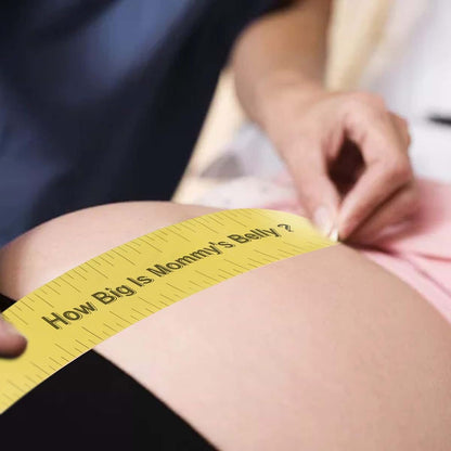 ABOAT 2 Rolls Belly Measuring Tape for Baby Shower Games (photo 3)
