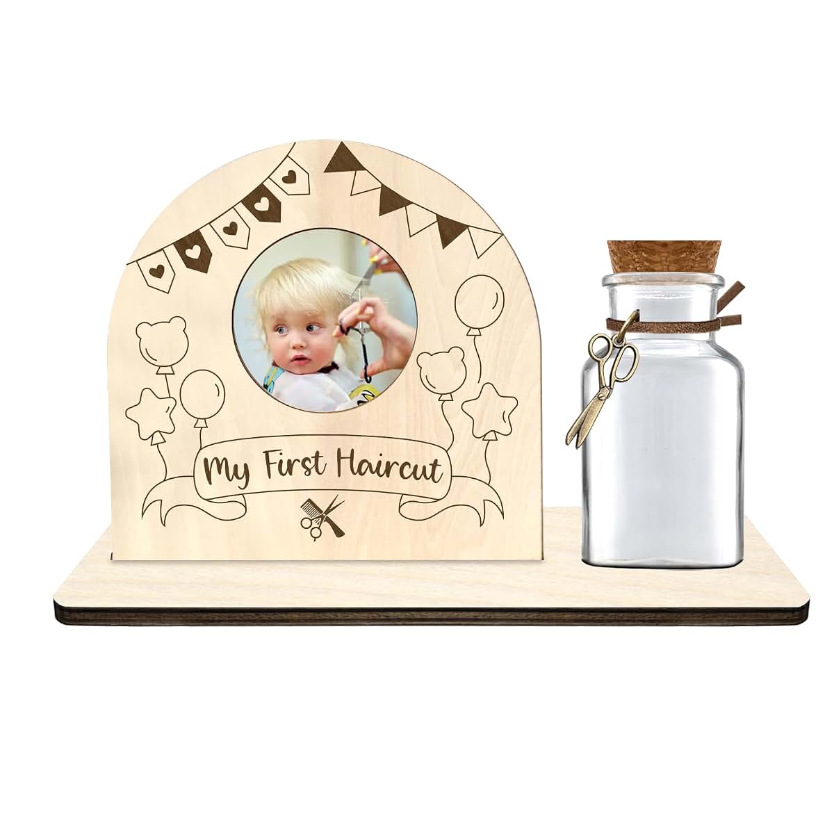 Liannan First Haircut Curl Keepsake Jar