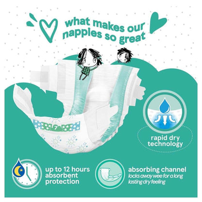 2X Fred & Flo Size 7 Nappies 22 Pack (photo 3)