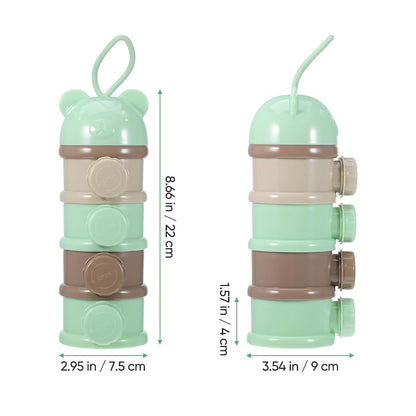 Kisangel 4-Layer Milk Powder Box Portable Formula Storage Container