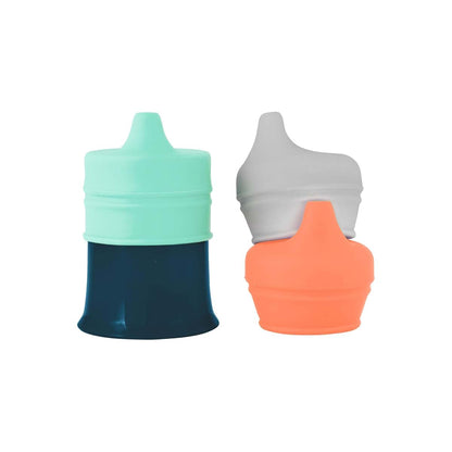 Boon Snug Silicone Sippy Cup Lids for Toddler Feeding Supplies