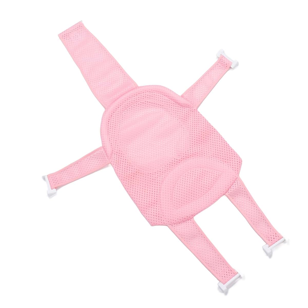 shenruifa Baby Bath Seat Support Non Slip Universal Detachable Net Bathtub Sling Shower Mesh (Pi-nk) (photo 2)