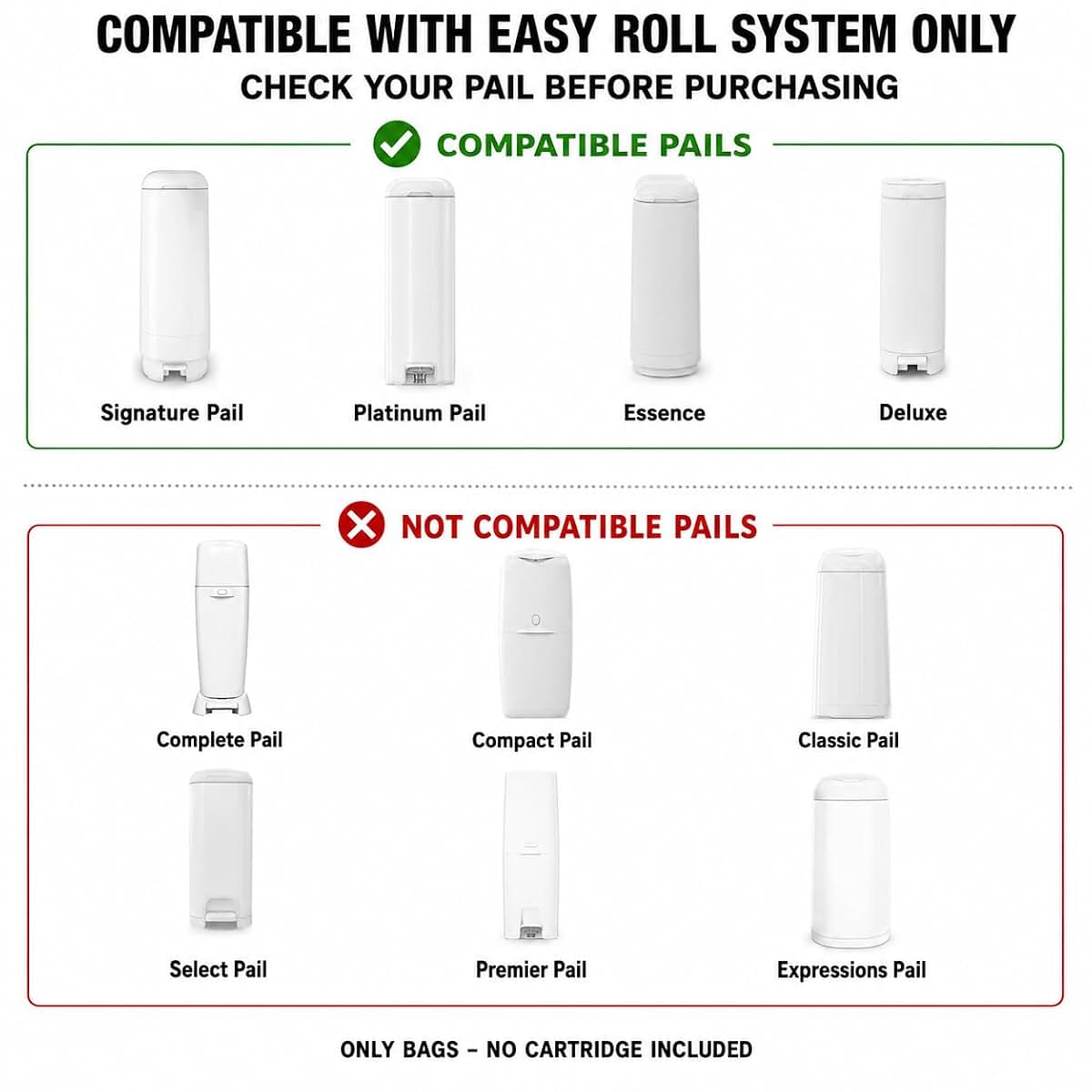 Biomedintech Diaper Refill Bags For Diaper Genie Easy Roll (photo 2)