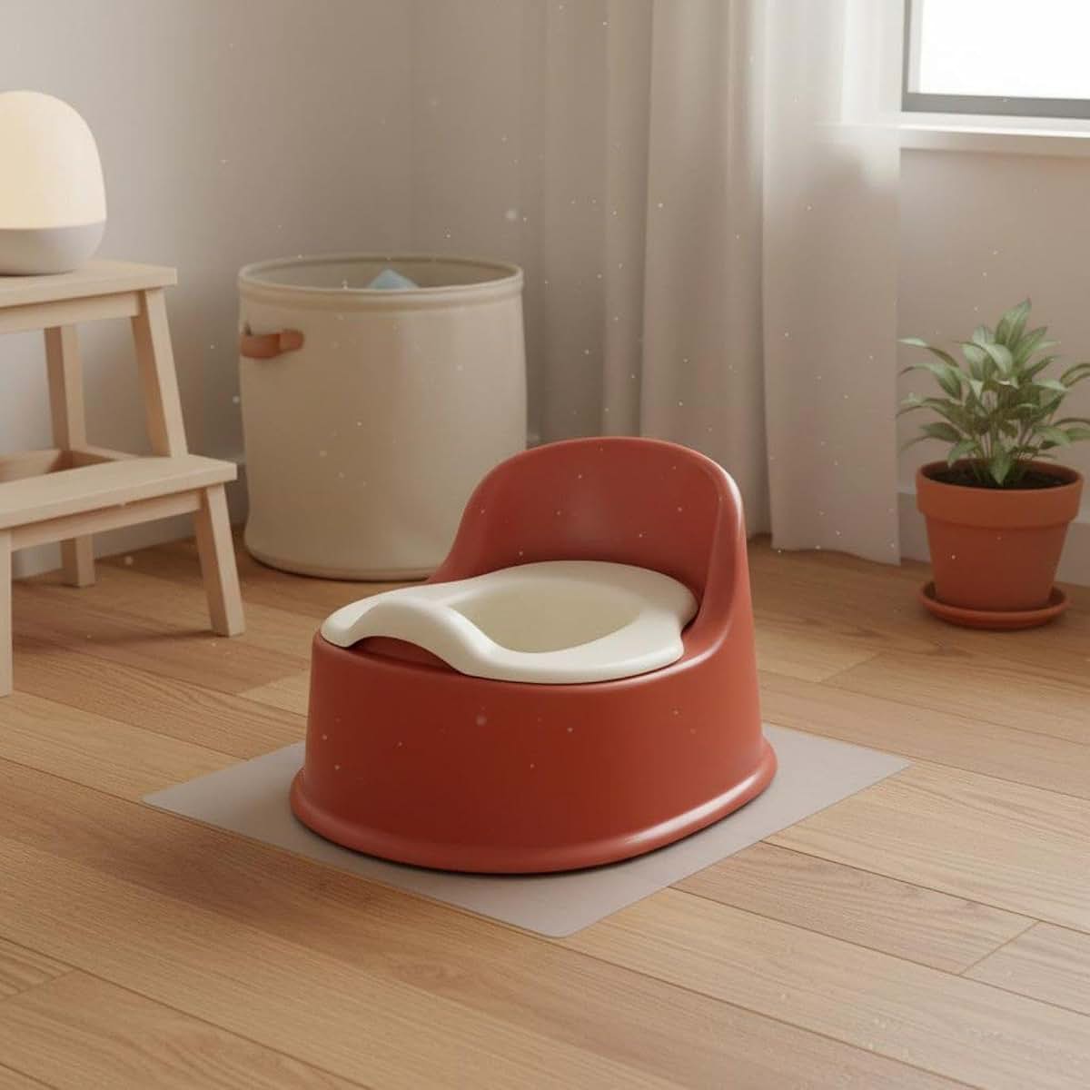 ＡＷＨＡＯ Young Child Potty Chair Red Potty Training Toilet (photo 4)