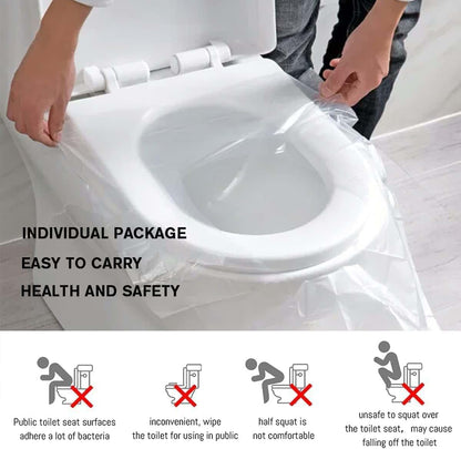 Softyearn Disposable Toilet Seat Covers for Travel, 50 Pack