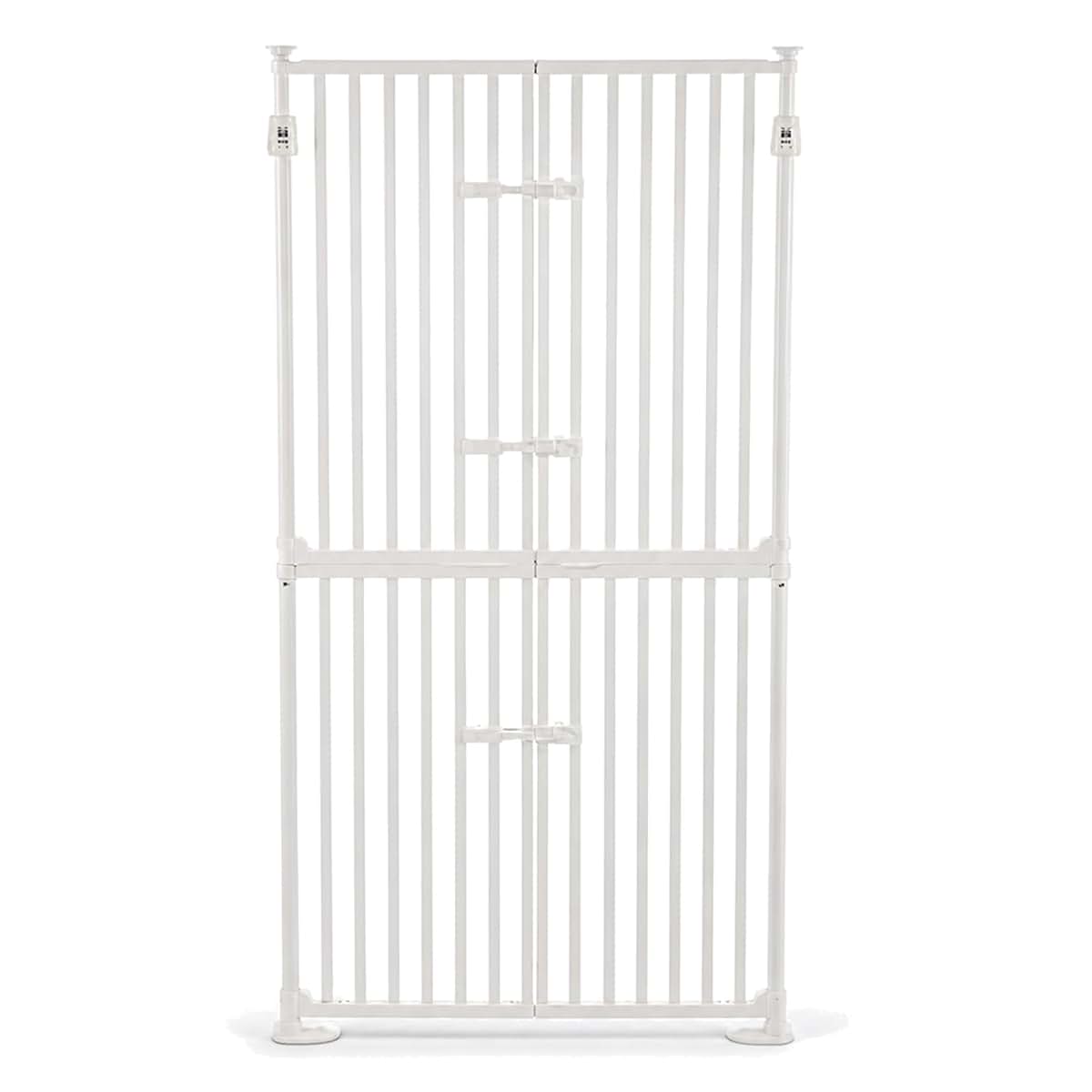 Ergode Extra Tall Indoor Cat Gate, 74 Inch White Barrier