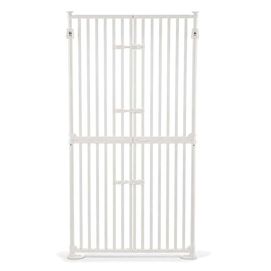 Ergode Extra Tall Indoor Cat Gate, 74 Inch White Barrier