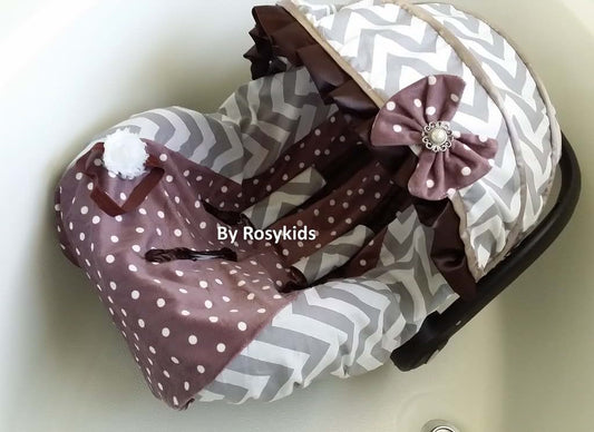 Rosy Kids Infant Car Seat Canopy Cover Kit