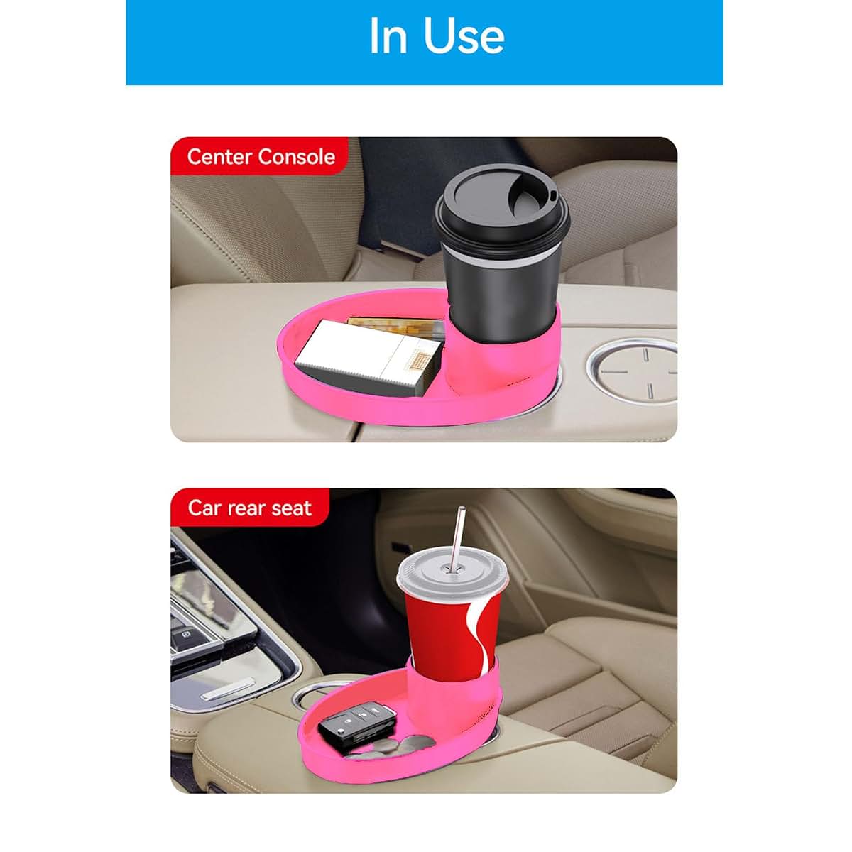 Xiuganpo Car Seat Snack Tray For Toddler Travel (photo 4)