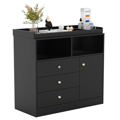 Jojoka Baby Changing Table With Storage And Removable Top