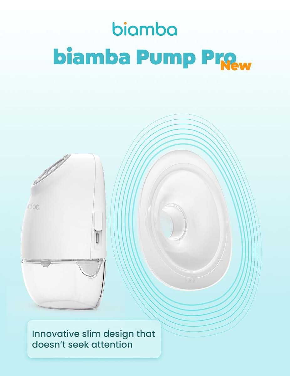 Biamba Pump Pro Wearable Breast Pump 180ml Capacity
