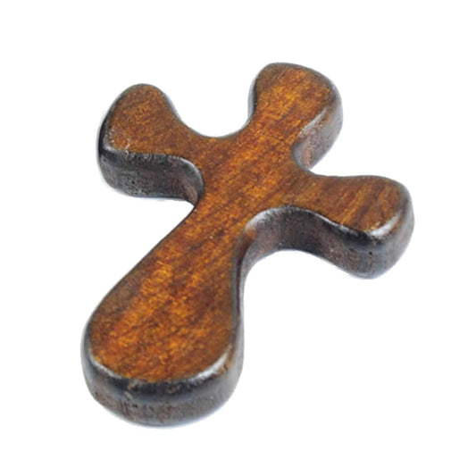 GMBYLBY Pocket Holding Crosses Handmade Small Wood Comfort Crosses Prayer & Meditation Cross Christian Gift For Women