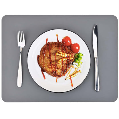 Weaving Dream Silicone Placemats For Toddlers And Kids, Gray, Set Of 2 (photo 3)