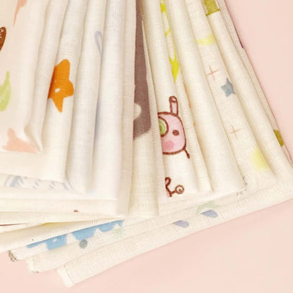 Caralin 10Pcs Baby Washcloth Set In Double Layer Gauze (photo 4)