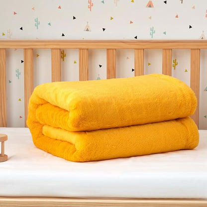 Love Thick Chunky Bunny Coma Inducer Toddler Comforter, Saffron Oranges, 30x50 Inch
