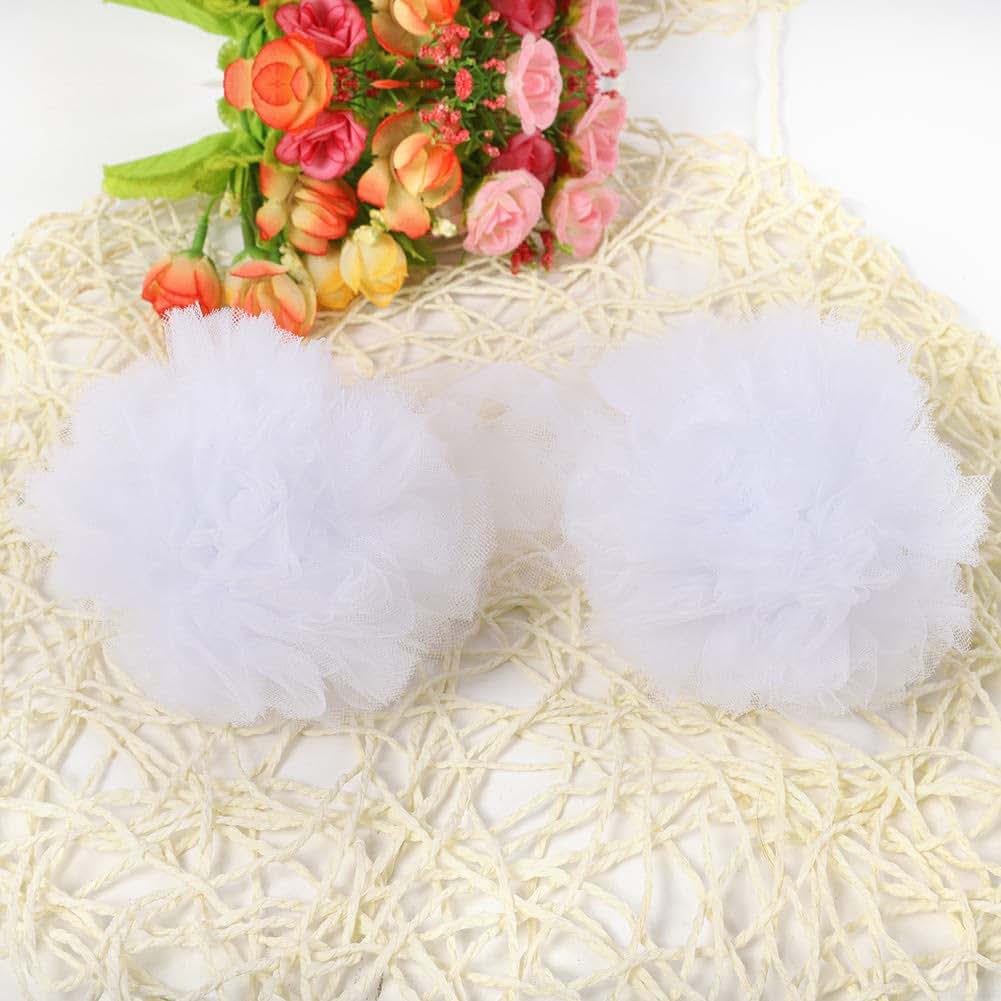 BabyOneStop Flower Ball Baby Crib Net White Decorative Hanging Nursery Pendant