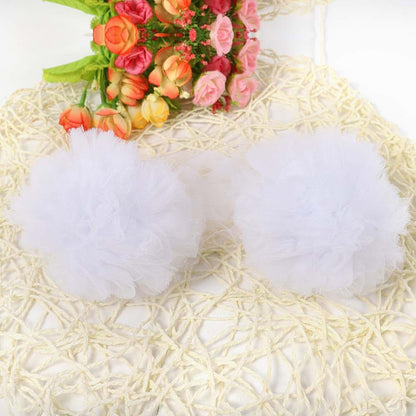 BabyOneStop Flower Ball Baby Crib Net White Decorative Hanging Nursery Pendant
