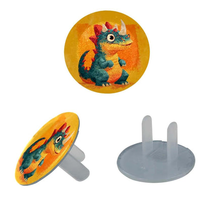 CDGIRUOWUNV Dinosaur Outlet Covers for Baby Proofing (photo 2)