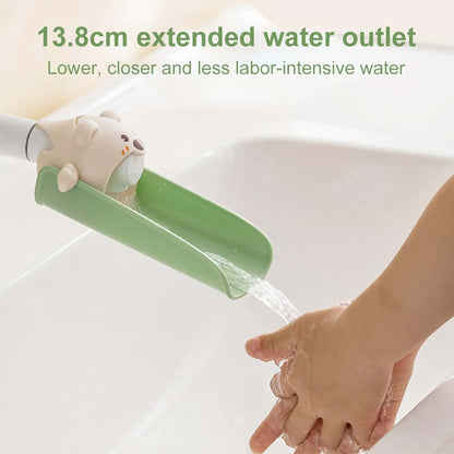 Yunnesdre Silicone Faucet Extender, Animal Shaped Tap Extension (photo 3)
