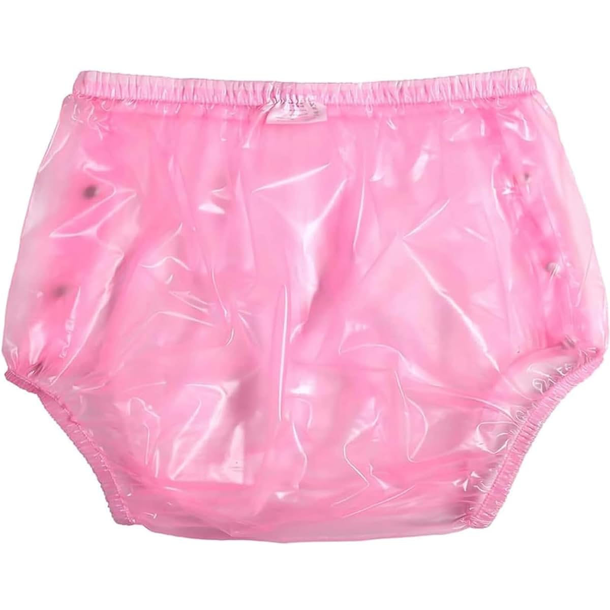 TAPIVA Adult Incontinence Pull-On Plastic Pants，PVC Plastic Pants, 3-Piece PVC Waterproof Pants, Adult Diapers, Adult